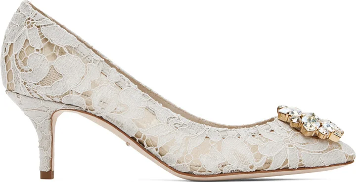 Dolce&Gabbana White Bellucci Heels