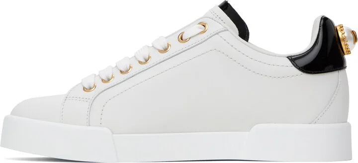 Dolce&Gabbana White Portofino Sneakers - Image 3
