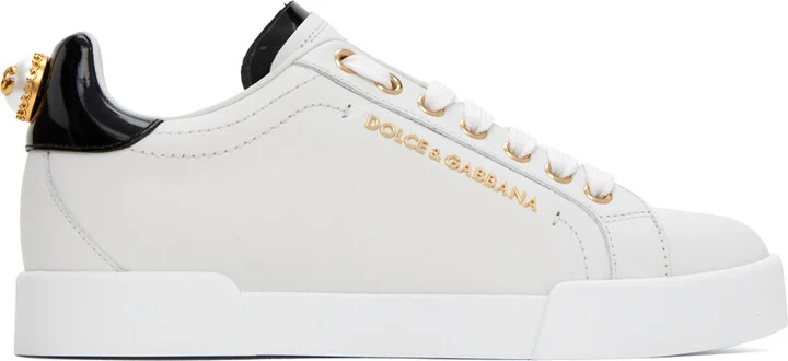 Dolce&Gabbana White Portofino Sneakers