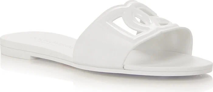 Dolce & Gabbana Women's Logo Pool Slide Sandals