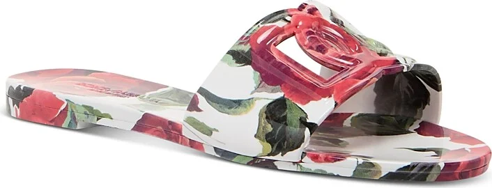 Dolce & Gabbana Women's Logo Pool Slide Sandals