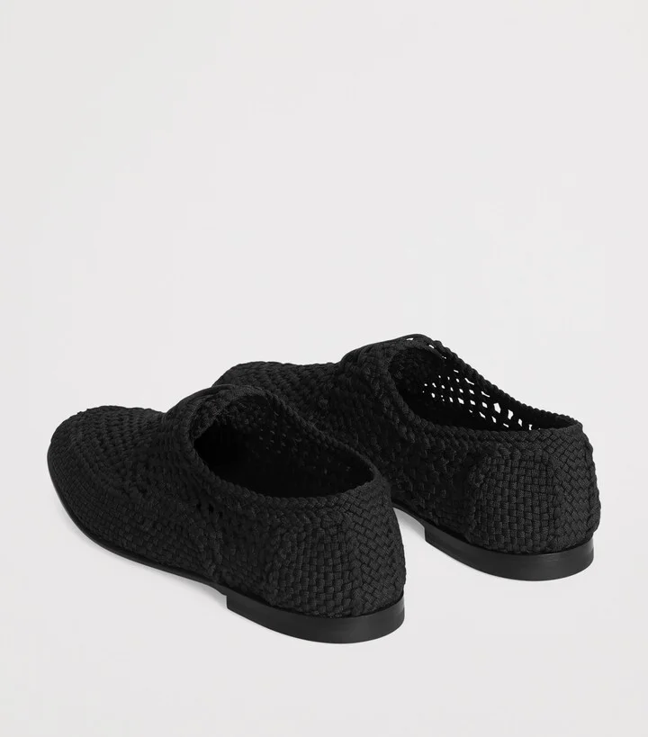 Dolce & Gabbana Woven Derby Shoes - Image 4