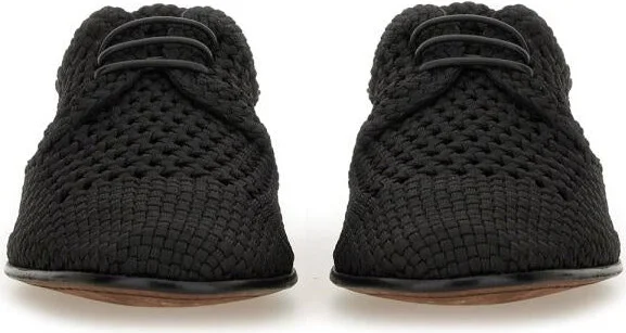 Dolce & Gabbana Woven Fabric "Derby" Shoe - Image 4