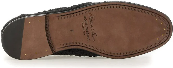 Dolce & Gabbana Woven Fabric "Derby" Shoe - Image 5