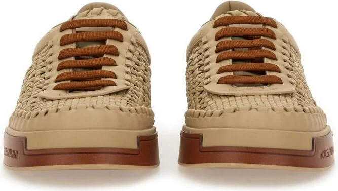 Dolce & Gabbana Woven Portofino Sneaker - Image 4