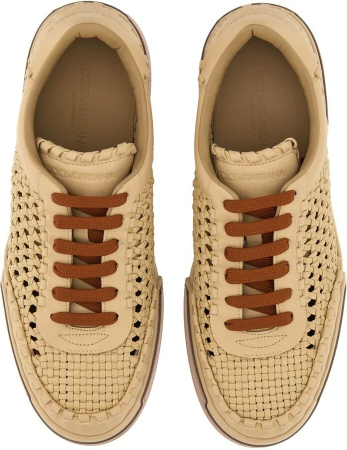 Dolce & Gabbana Woven Portofino Sneaker - Image 6