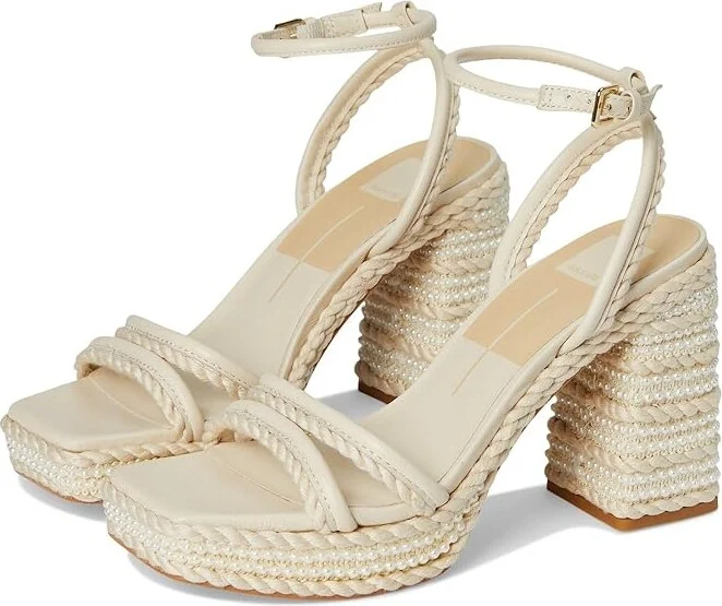 Dolce Vita Agnes Women's Shoes Pearl Bone : 8.5 M, Leather/Rubber