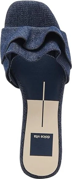 Dolce Vita Alumni Women's Sandals Indigo Denim : 7.5 M - Image 2