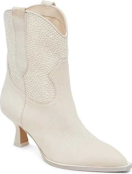 Dolce Vita Angel Pearl Women's Boots Vanilla : 8 M, Synthetic - Image 5