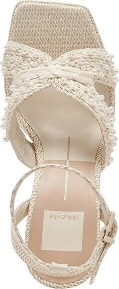 Dolce Vita Aries Pearl-127 Women's Sandals Vanilla Pearl : 10 M, Leather - Image 2