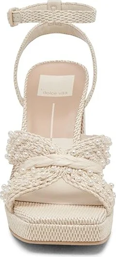 Dolce Vita Aries Pearl-127 Women's Sandals Vanilla Pearl : 10 M, Leather - Image 4