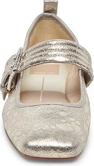 Dolce Vita Arora Women's Shoes Platinum Distressed Leather : 6 M - Image 5