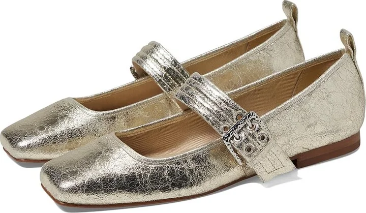 Dolce Vita Arora Women's Shoes Platinum Distressed Leather : 6 M