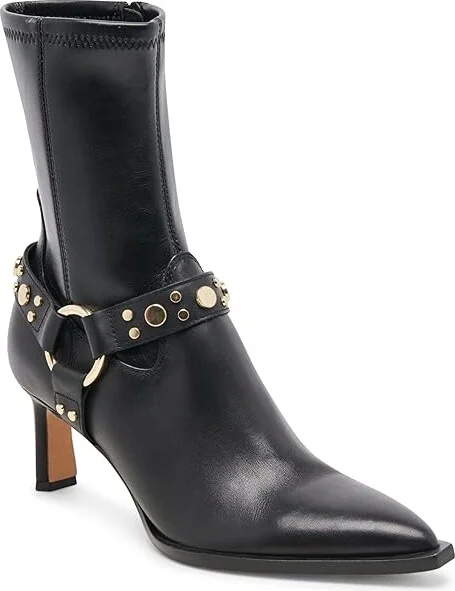Dolce Vita Arya Stud Women's Boots Black : 6 M, Leather