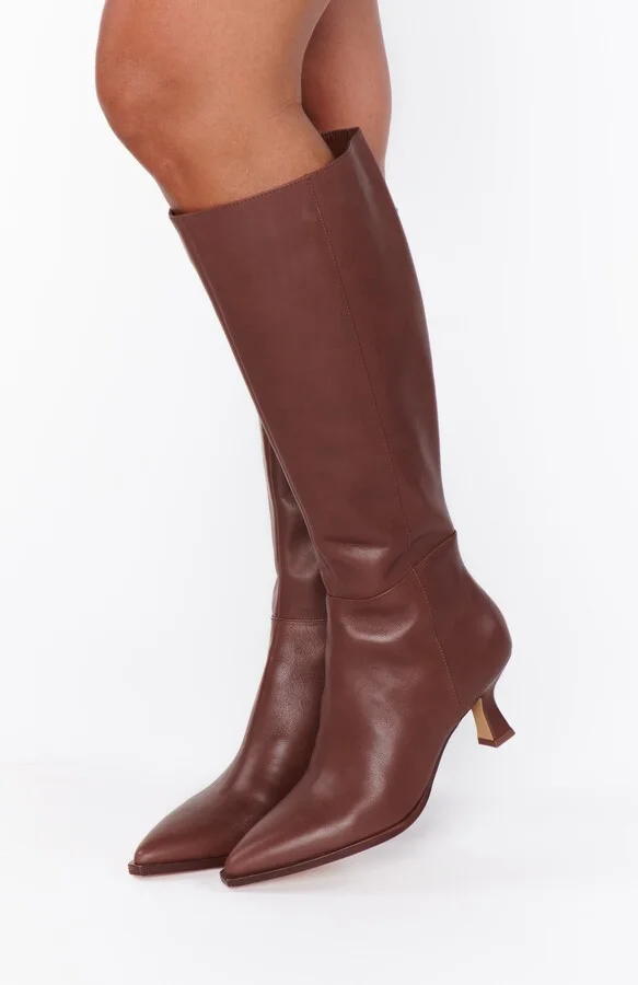 Dolce Vita Auggie Wide Calf Boot ~ Chocolate - Image 4
