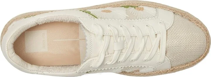 Dolce Vita Azalia Women's Sandals White Floral Raffia : 8.5 M - Image 2