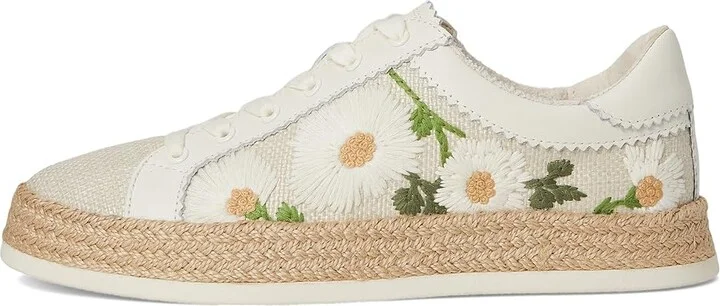 Dolce Vita Azalia Women's Sandals White Floral Raffia : 8.5 M - Image 6