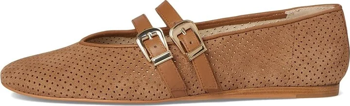 Dolce Vita Baylee Women's Flat Shoes Pecan Perforated Suede : 7.5 M - Image 6