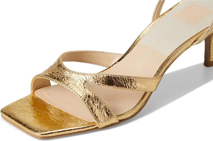 Dolce Vita Becki Women's Shoes Gold : 8 M, Leather/Rubber - Image 7