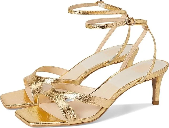 Dolce Vita Becki Women's Shoes Gold : 8 M, Leather/Rubber