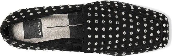 Dolce Vita Beny Crystal Stud Women's Flat Shoes Black Crystal : 9 M, Rubber - Image 2