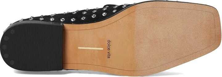 Dolce Vita Beny Crystal Stud Women's Flat Shoes Black Crystal : 9 M, Rubber - Image 3