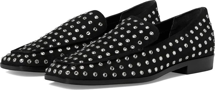 Dolce Vita Beny Crystal Stud Women's Flat Shoes Black Crystal : 9 M, Rubber
