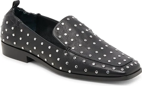 Dolce Vita Beny Stud Women's Flat Shoes Black Leather : 7 M - Image 5