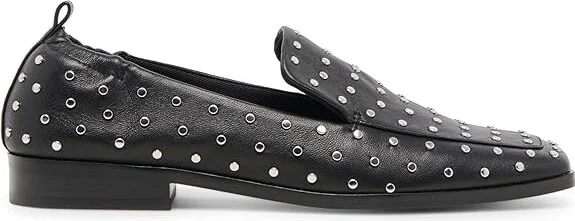 Dolce Vita Beny Stud Women's Flat Shoes Black Leather : 7 M - Image 6