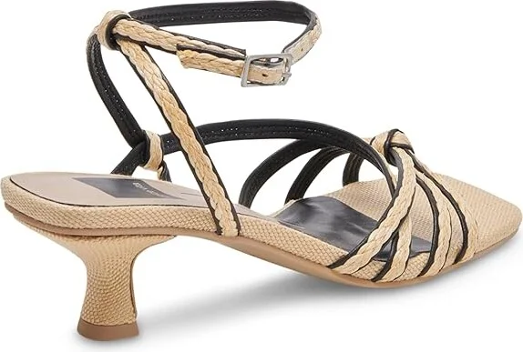 Dolce Vita Bev Braid Women's Sandals Black/Natural : 10 M, Leather - Image 3