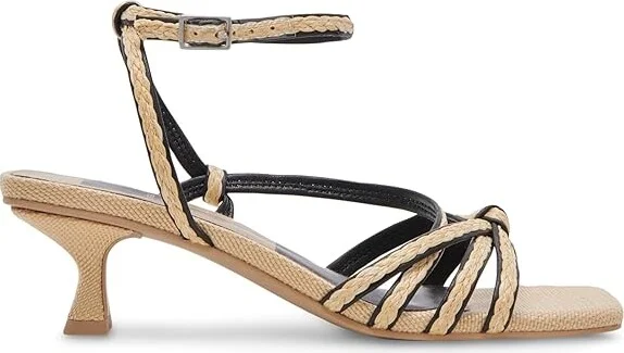 Dolce Vita Bev Braid Women's Sandals Black/Natural : 10 M, Leather - Image 6