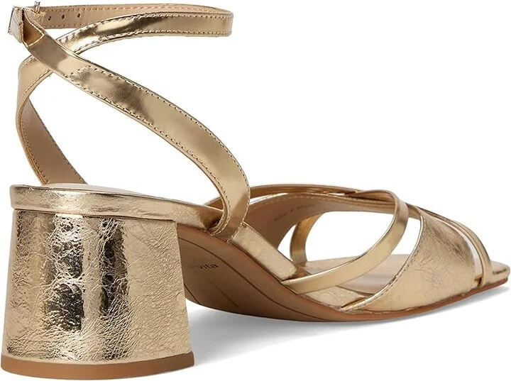 Dolce Vita Blakly Women's Sandals Gold Distressed Leather : 7.5 M, Leather/Rubber - Image 4