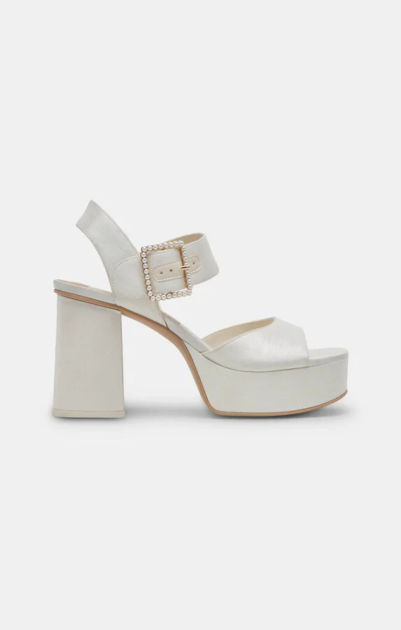 Dolce Vita Bobby Pearl Platform Heel ~ White Pearls - Image 4