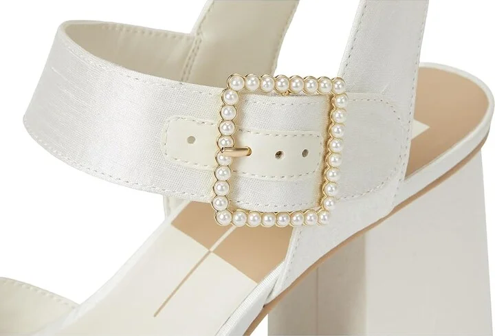 Dolce Vita Bobby Pearls Women's Sandals White Pearls : 10 M - Image 7