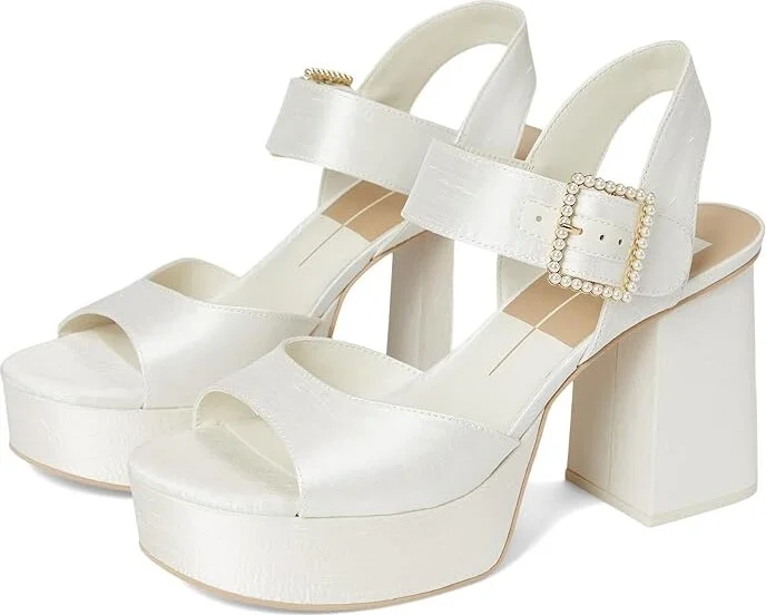 Dolce Vita Bobby Pearls Women's Sandals White Pearls : 10 M