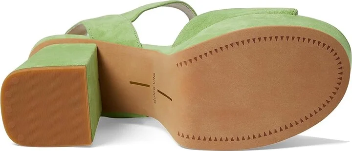 Dolce Vita Bobby Women's Shoes Lime Suede : 6.5 M, Leather - Image 3