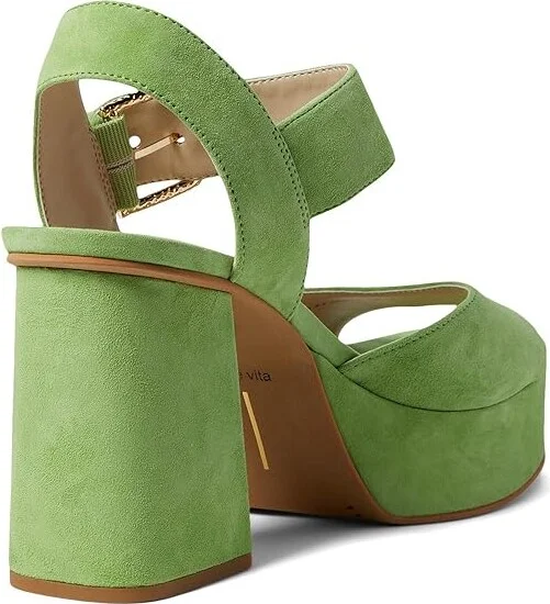 Dolce Vita Bobby Women's Shoes Lime Suede : 6.5 M, Leather - Image 4
