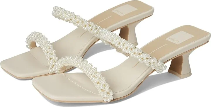 Dolce Vita Boni Women's Sandals Vanilla : 6.5 M, Leather/Rubber