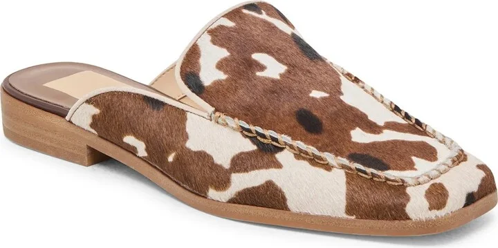 White/Brown/Black Cow Print