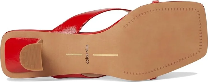 Dolce Vita Brevel Women's Sandals Chili : 6.5 M, Leather/Rubber - Image 3