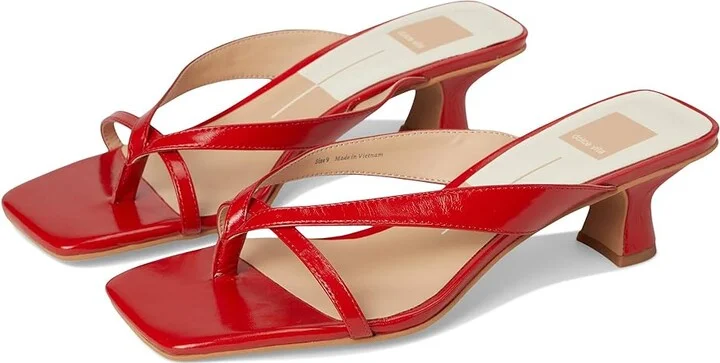 Dolce Vita Brevel Women's Sandals Chili : 6.5 M, Leather/Rubber