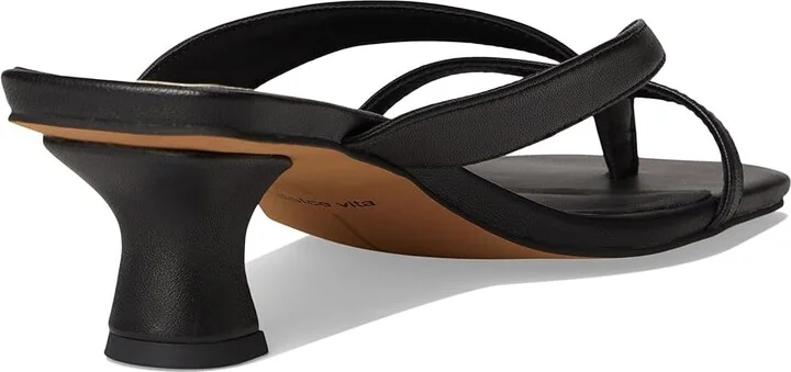 Dolce Vita Brevel Women's Sandals Onyx Leather : 9.5 M, Leather/Rubber - Image 4