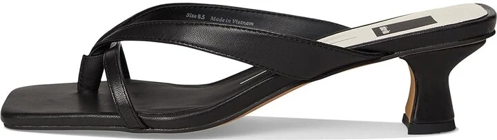 Dolce Vita Brevel Women's Sandals Onyx Leather : 9.5 M, Leather/Rubber - Image 6