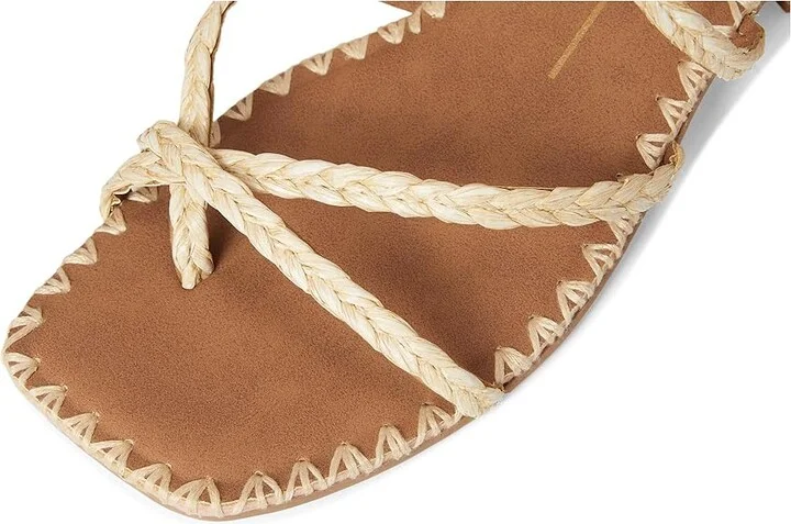 Dolce Vita Brinn Women's Sandals Light Natural Raffia : 8 M, Rubber - Image 2