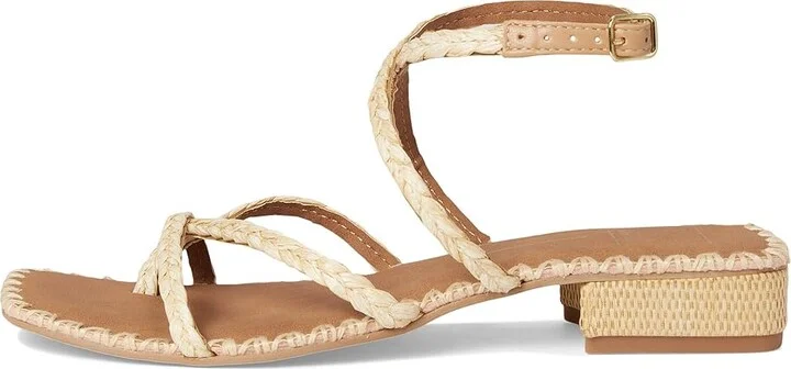 Dolce Vita Brinn Women's Sandals Light Natural Raffia : 8 M, Rubber - Image 6