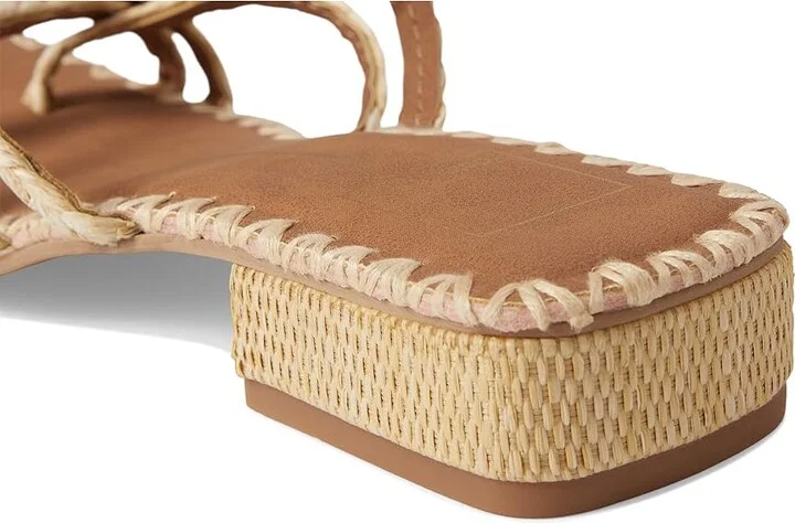 Dolce Vita Brinn Women's Sandals Light Natural Raffia : 8 M, Rubber - Image 7