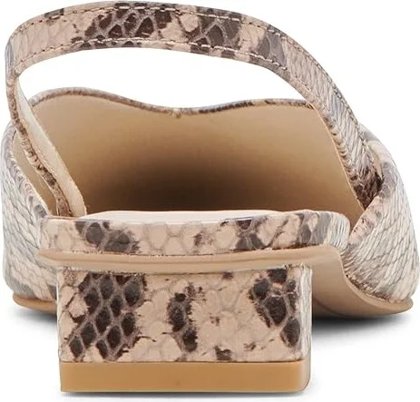 Dolce Vita Byanca Women's Flat Shoes Sand Snake : 9.5 M, Leather - Image 3