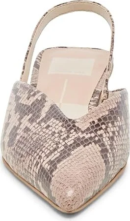 Dolce Vita Byanca Women's Flat Shoes Sand Snake : 9.5 M, Leather - Image 4