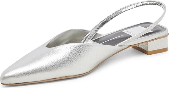 Silver Distressed Leather