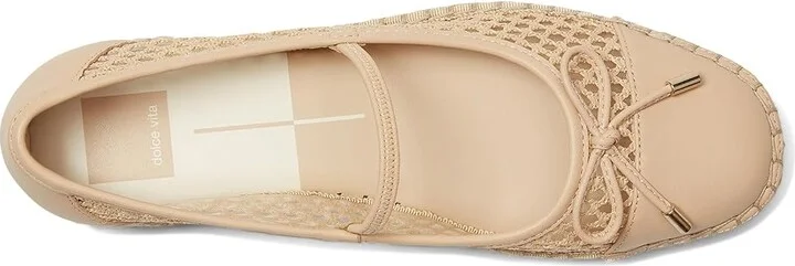 Dolce Vita Cambre Women's Flat Shoes Light Natural Woven Mesh : 8.5 M - Image 2